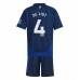 Maillot de foot Manchester United Matthijs de Ligt #4 Extérieur vêtements enfant 2024-25 Manches Courtes (+ pantalon court)